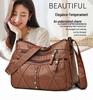 Elegante Retro Leder Crossbody Wickeltasche - Leicht, Stilvolles Europäisches & Amerikanisches Design