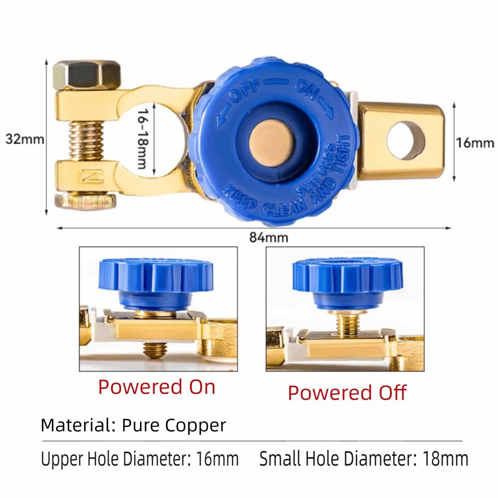 Quick Cut-off Switch Battery Disconnect Isolator Cut Off Switch Protector  Automotive Accessories