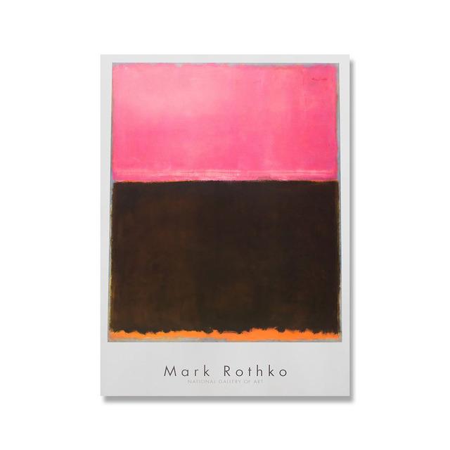 Art Exhibition Poster Abstract Canvas Painting Printing Nordic Modern Wall Art Living Room Home Decoration