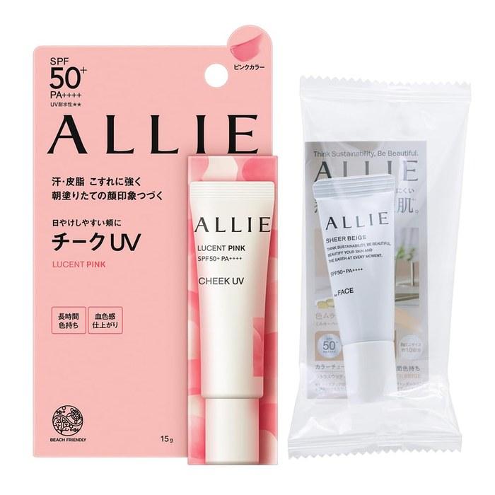 ALLIE Chrono Beauty Color On UV Cheek 01 + Bonus Set Clear