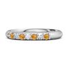 Bague Empilable Citrine Éternité - Argent Sterling 925
