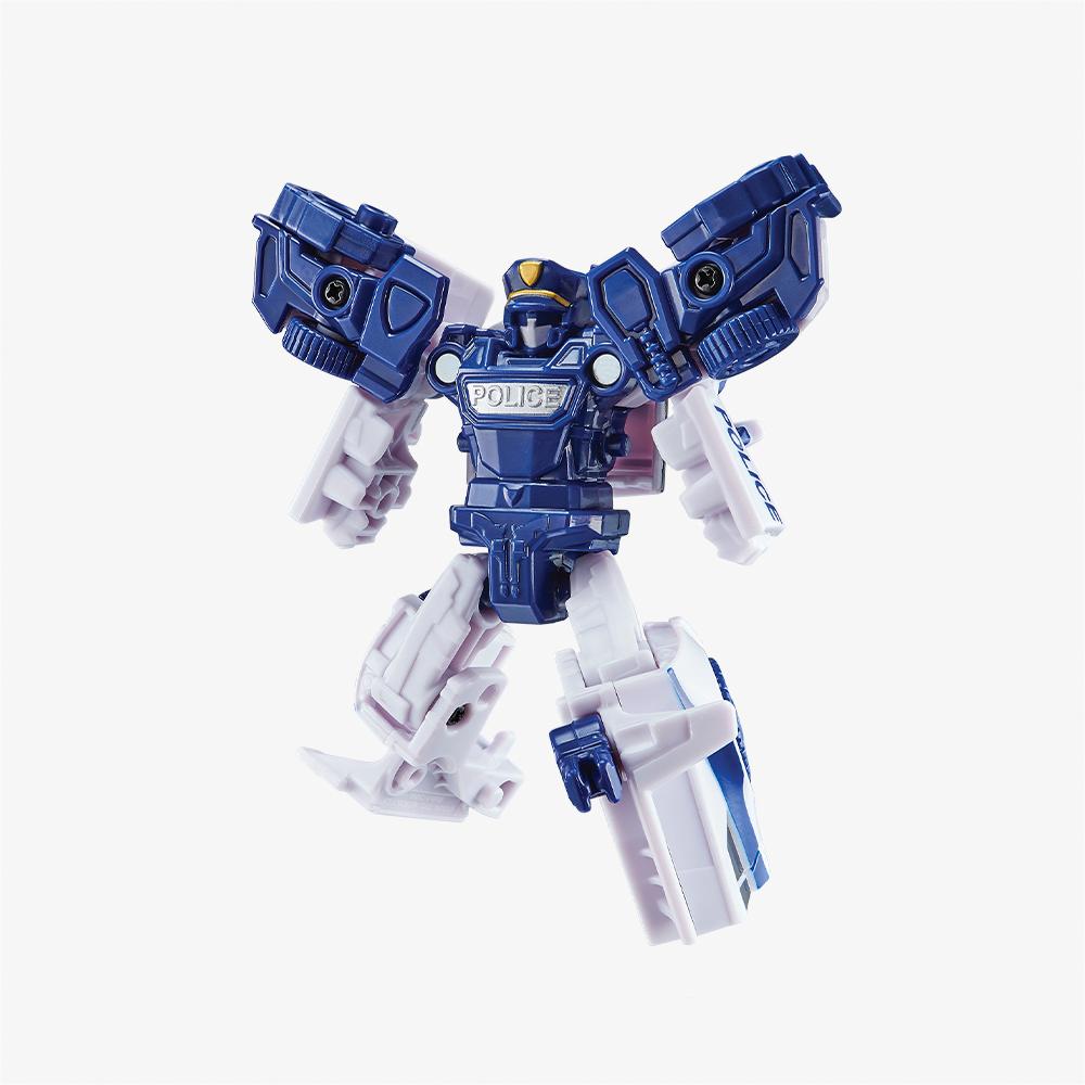 [young toys] Tobot Mini Ssen Transforming Police Car Robot