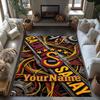 Galatasaray Customizable Name Floor Rug Office Rug Suitable For Outdoor Foyer Kitchen Living Rooms Antislip Rug Office Home Decor Wedding Party Gift