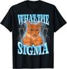 What The Sigma Meme Cat T-Shirt Unisex T-Shirt Unisex T-Shirt