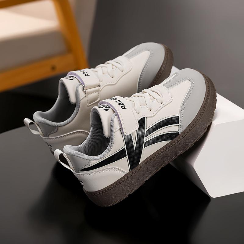 2026 Boys & Girls Leather Casual Sports Shoes for Primary School - Spring/Autumn 36