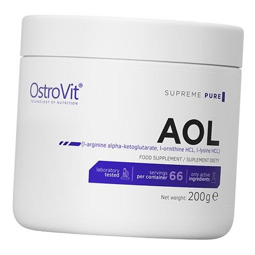 

L-Аргінін L-Орнітін L-Лізін, AOL, Ostrovit (27250022) 200g