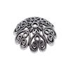 Textured Bead Cap Charms Dome Covers For Pearl And Gemscolor Jewelry Findings