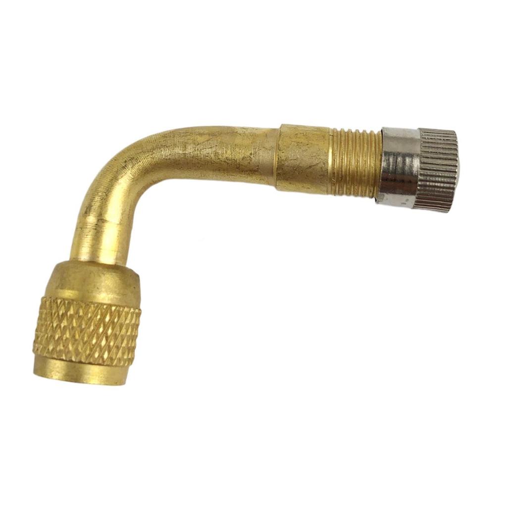 Motorcycle Air Valve, Tire Valve Extension Adapter, 90° Extension, L-Type, Air Valve, For Moped