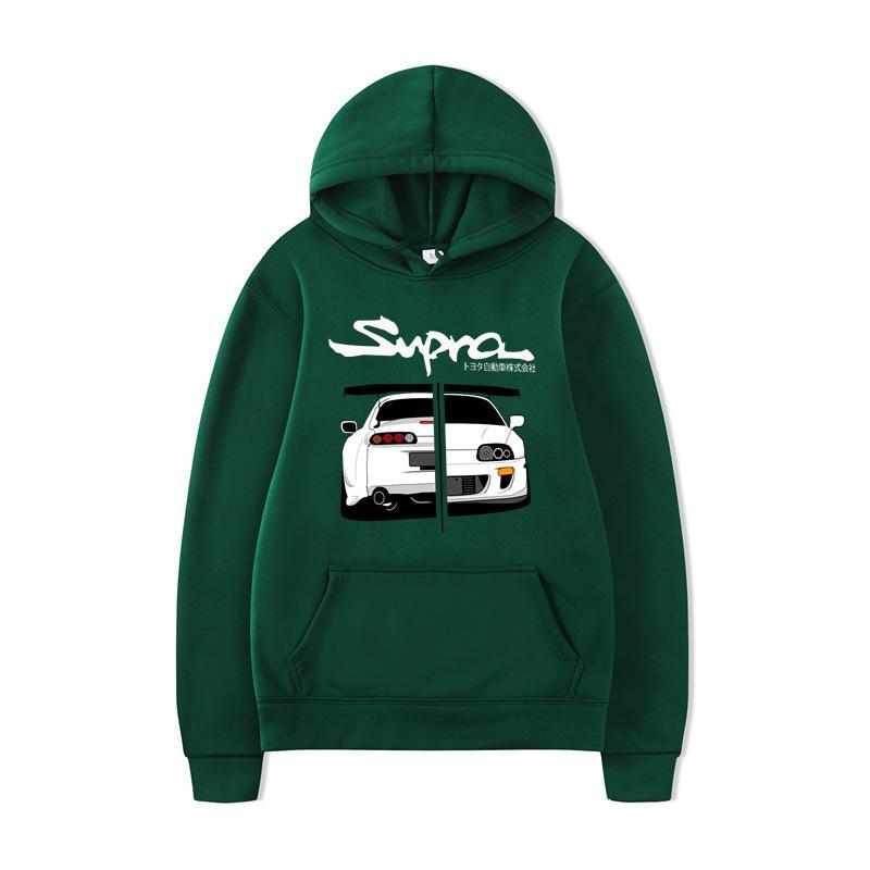 New Men's Daily Sweater, Header D Racing Autumn Sweater with Hat