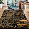 Ancient Egyptian Hieroglyphics Office Rug Chair Mat, Entryway Carpet, Suitable for Front Door, Bedroom, Living Room, Desk, Holiday Gift