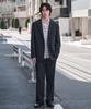 Stco [Four Seasons] Four-Way Stretch Essential Setup Set_Charcoal Gray (Oversized Fit)_Sejxz82Set