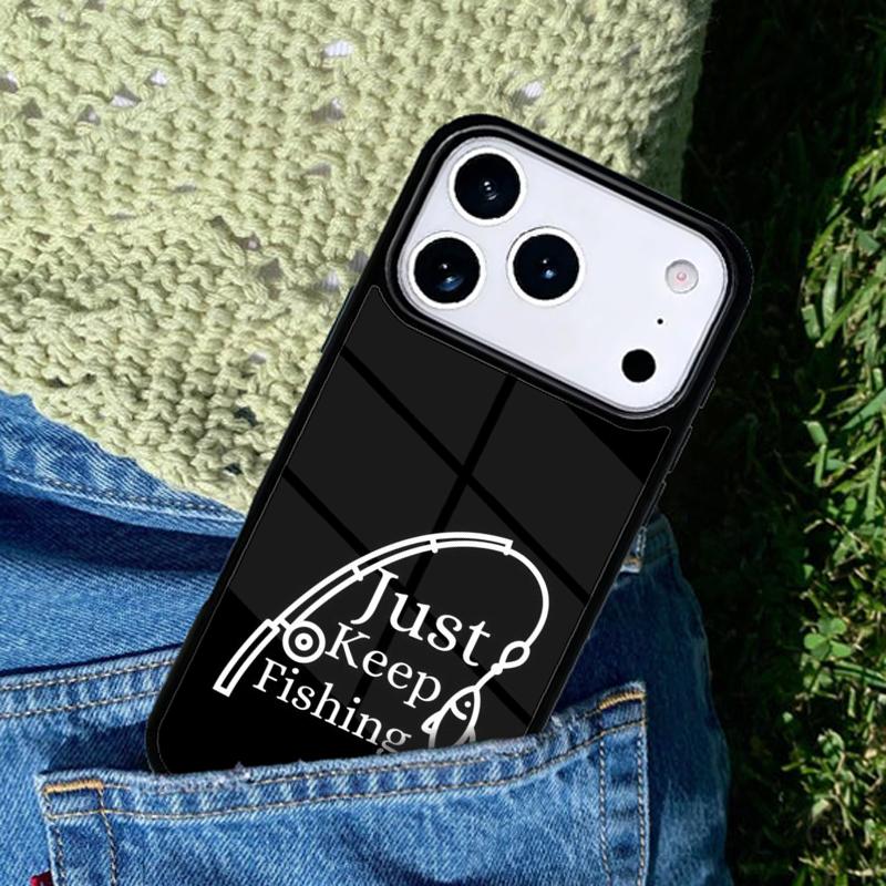 Fishing Quotes phone case cover Compatible with for IPhone 17air 16e 15 14 13 12 11Pro Max 17 Air