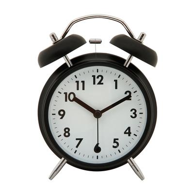 Ceas de masă cu alarmă Fujiboeki 32702, Clopot, Ceas, Negru,