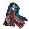 Hengyuanxiang 100% Mulberry Silk Patterned Long Scarf