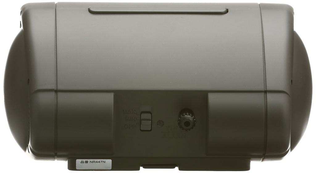 Seiko Clock Alarm Clock Analog Loud Bell PYXIS Raiden Gray NR447N SEIKO