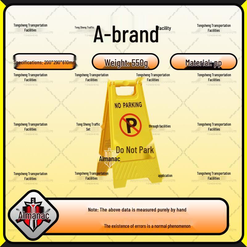 A-Frame Plastic Wet Floor & No Parking Safety Sign