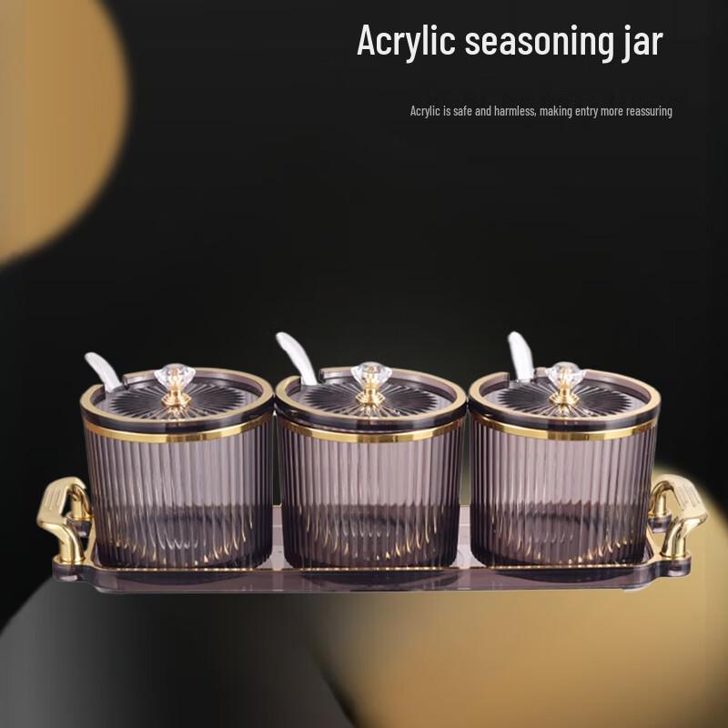 Yingbai Commercial Plastic Spice Jar Set