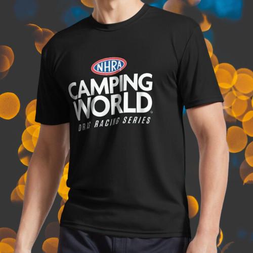 New Shirt Camping World Drag Racing NHRA Logo T-Shirt Funny Unisex Size S-5XL M