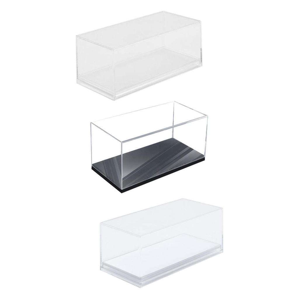 Acrylic Display Case Organizer Protector Countertop Lightweight for 1/64 Vehicles Model for Action Figures Dolls Collectibles