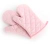 Solid Color Quilted Microwave Oven Ironing Heat Insulation Heat Resistant Non-slip Gloves Kitchen Oven Baking