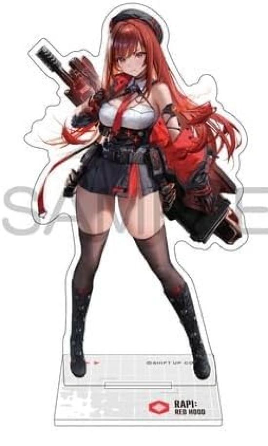 

Algernon Products Victory NIKKE Acrylic Red H107 x Acrylic Goddess Stand, Lapi Hood, Approx. W61mm,