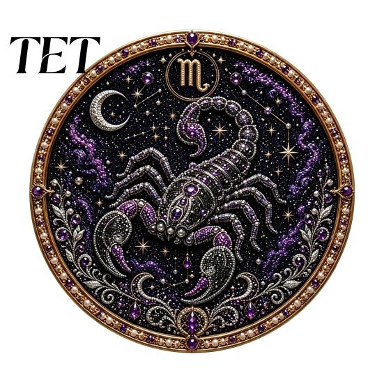 Relaxing Craft Kit for Stress Relief Zodiac Sign Faux Pearl Art Kit, 12 Signs DIY Painting Handmade Picture Kits, Round 3D Constellation Wall Adults,