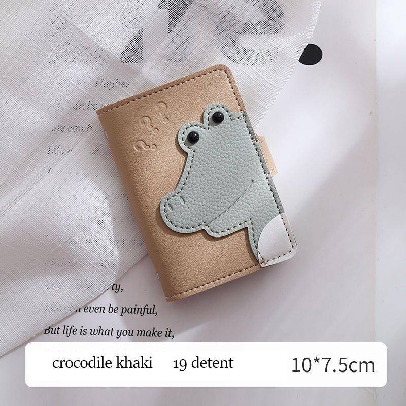 

Мультфільм PU Функція 20 біт Фокус для карток Візитниця Чоловіки Жінки Кредитна сумка для паспортної картки ID Паспортна картка Гаманець Сумки Подарунки