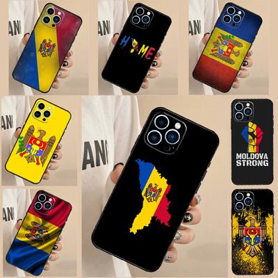 Moldova Flag Phone Case For iPhone 17 Air 15 14 13 12 11 16 Pro Max 13 12 Mini 15 16 Plus 16e Cover Funda