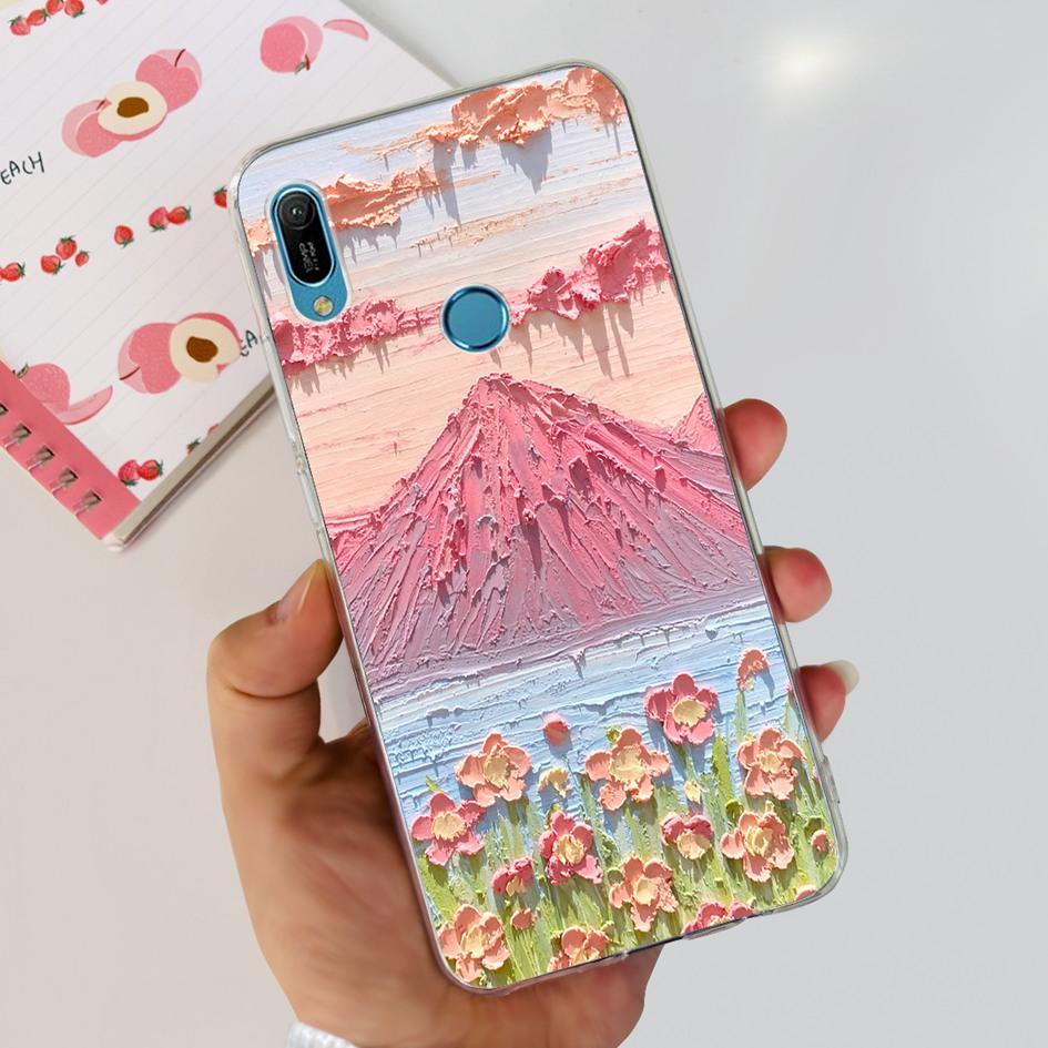 For Huawei Y6 2019 Case Y6 Pro 2019 Back Cover Popular Butterfly Astronaut Soft Silicone Phone Case For Huawei Y6s Y 6 2019 Capa