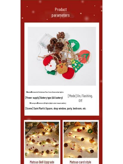 LED Flashing Fairy Lights for Christmas Tree and Shop Window Decorations