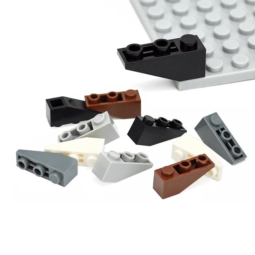 DO-IT-YOURSELF Constructing Blocks 30PCS Technical MOC Components Inverted 33° 3x1 Slope Face Reverse Bricks Attachments Learning-