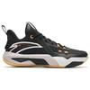 Anta Speed Battle 5 Round Tip Mesh Cushioning, Wear Resistant Mid top Basketball Shoes Men's Black 112341113-4