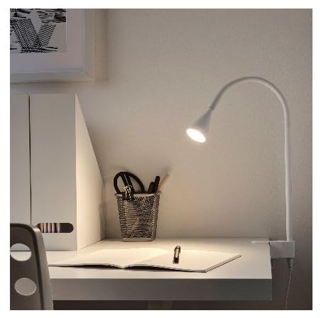 IKEA NAVLINGE LED Wall/Clip-on Spotlight, White (504.083.08)
