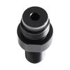 BAAJ-1 Piece 5/8-18UNF To G1/2-14 Quick-Disconnect Plug Adapter Cylinder Valve Cylinder Valve Door Black Aluminum With Sealing O