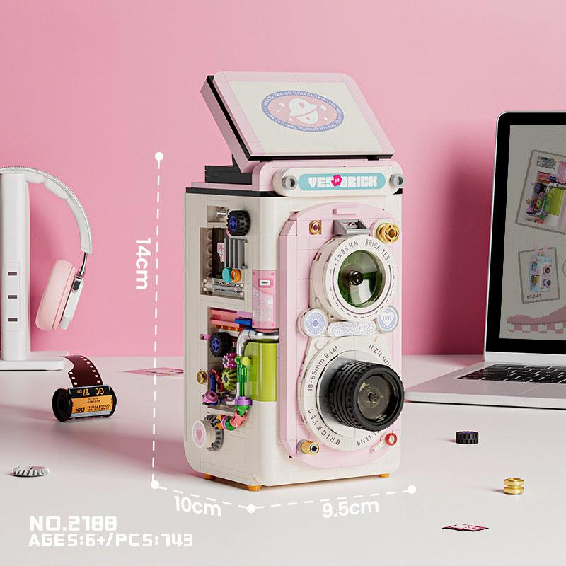 

Idea Small Block Animation Construction Model Mechanical Structure Dlr Camera Construction Blocks Educational Toys Collection For Kids
