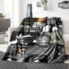 1pc 2PacHip Hop Blanket Soft Lightweight All Season Multi Purpose Throw for Sofa, Bed, Office & Picnics, French Style with Iconic Album Art & Quotes