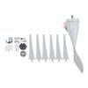 Wind Turbine Generator 6 Blades 100W Auto Adjustment Windmill Motor with Controller DC24V