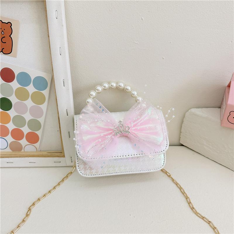 Charming Colorful Childrens Handbag With Fashionable Chain Strap For Everyday Use