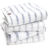 Imabari Towel Face 4-Piece Set Soft Instant Absorbent Quick Dry Indoor Drying 100 Cotton Made Japan Certified Hiorie Mist (Assorted 2 Colors 01)