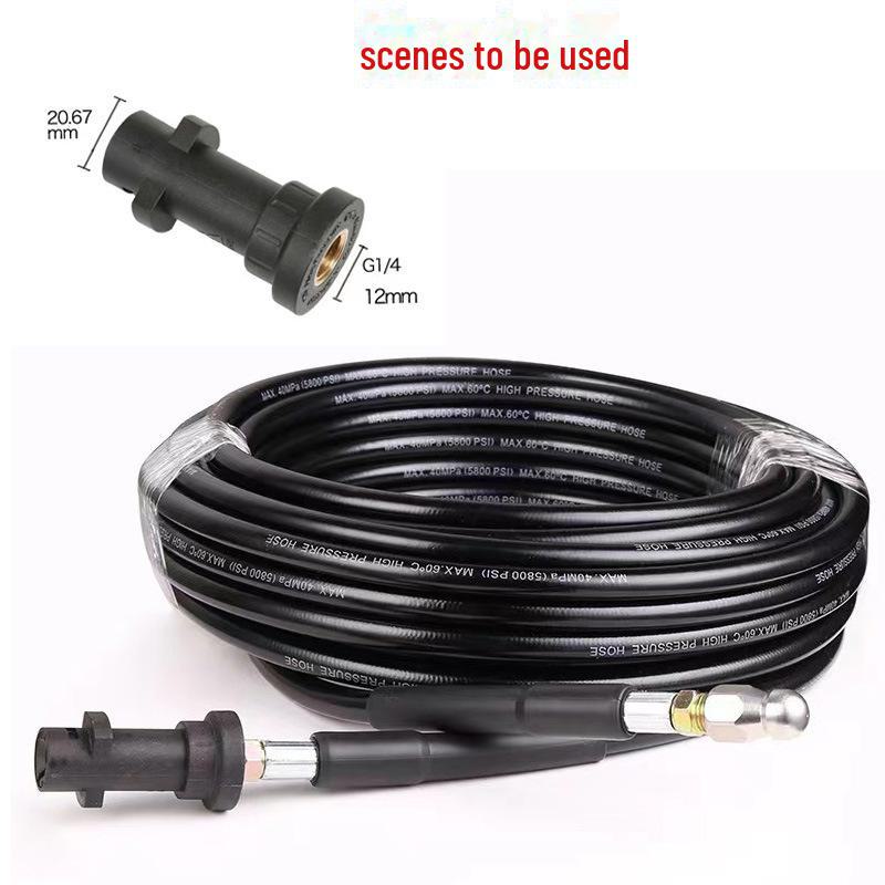 Karcher K2-K7 Hochdruckreiniger-Schnellanschluss-Kupferadapter mit 5-Farben-Düsensatz