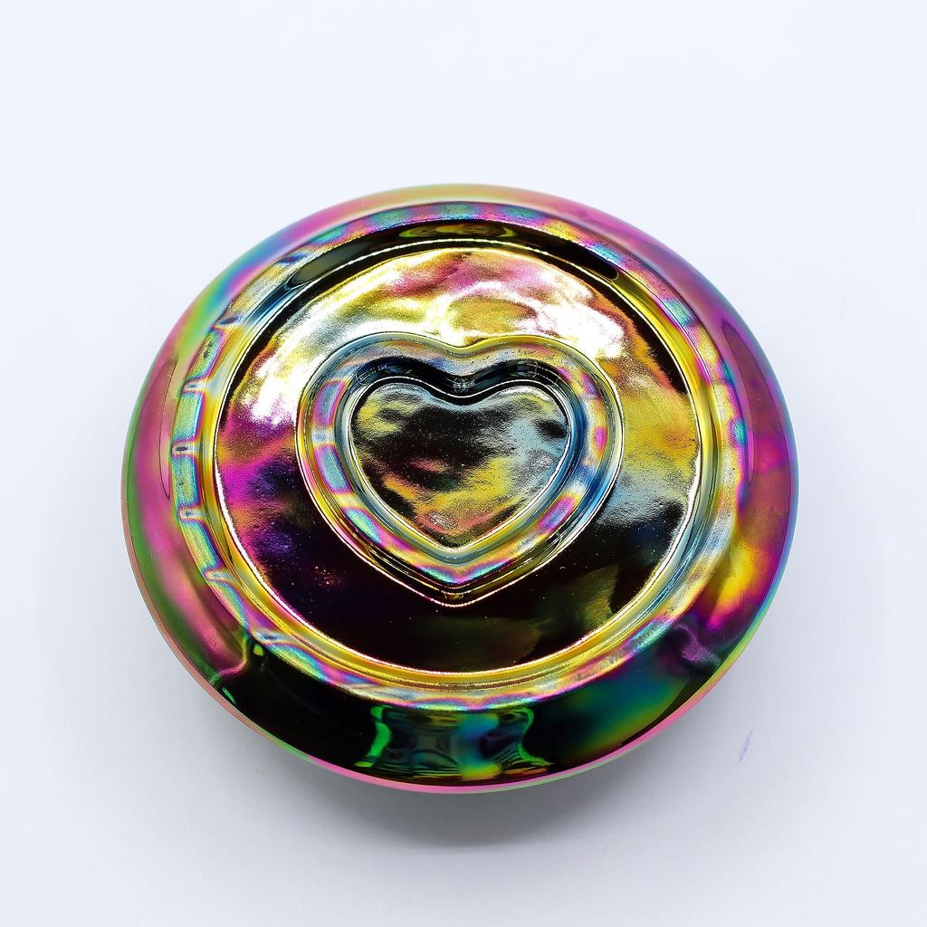 Palo Santo Smudge Incense Holder Iridescent Mandala Ceramic