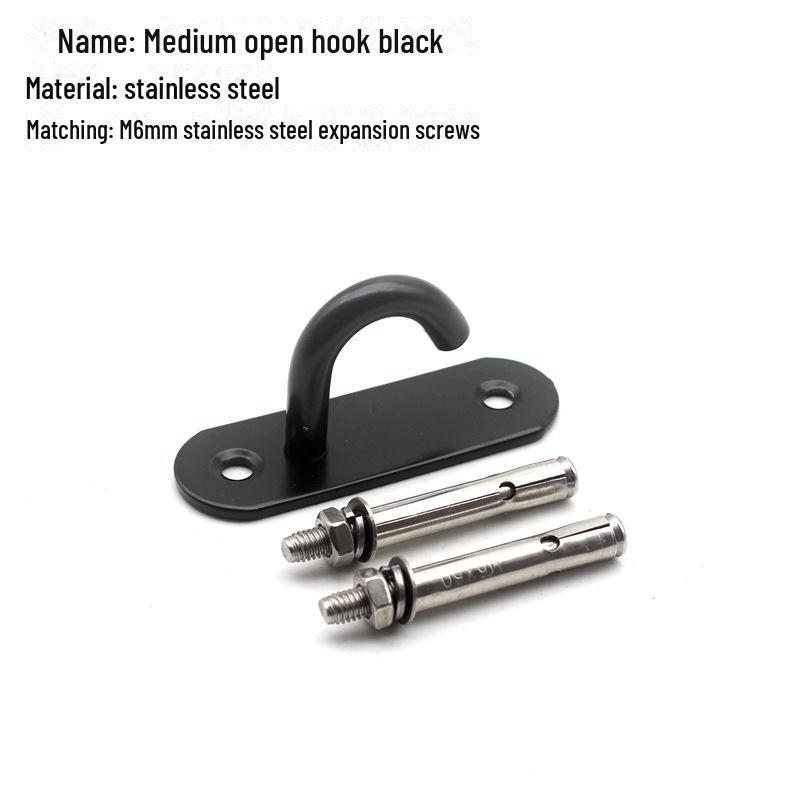 Pogrubiony Stal Nierdzewna Pierścień do Ciągnięcia Wentylatora Sufitowego Hak Owalny do Worków z Piaskiem i Ekranów Projekcyjnych