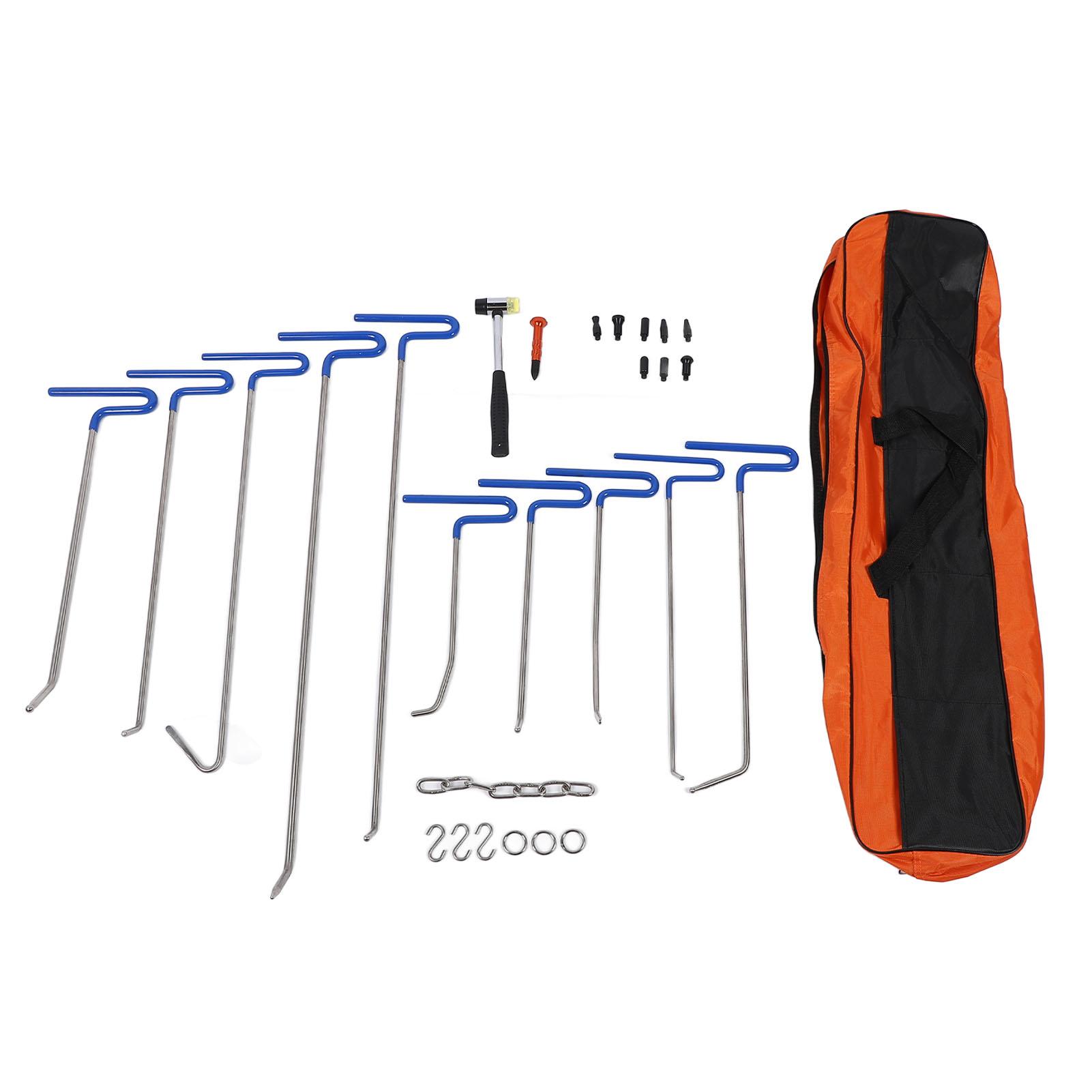 

Набор для удаления вмятин без покраски Резиновые стержни из нержавеющей стали для удаления вмятин Профессиональные вмятины на кузове автомобиля