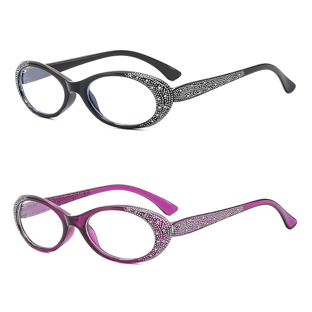 Blaulichtfilter Lesebrille Herren Damen Blaulichtblockierende Alterssichtigkeit Brille Glitzerrahmen Weitsichtigkeitsbrille Augenschutz