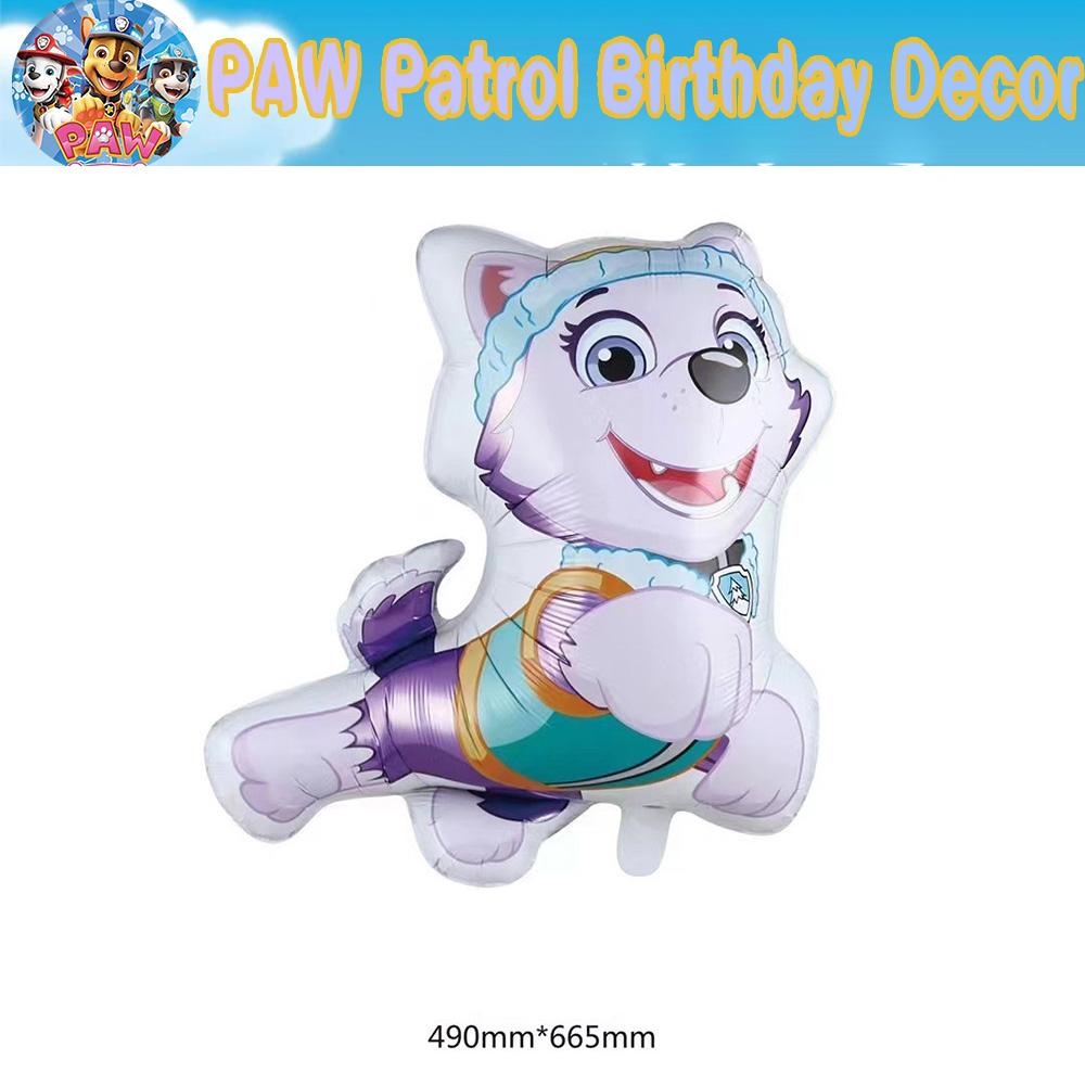 PAW Patrol Birth Date Decor Celebration Supplies Birth Date Celebration Disposable Tableware Collection Paper Board Napkin Balloon Infant Shower Decor