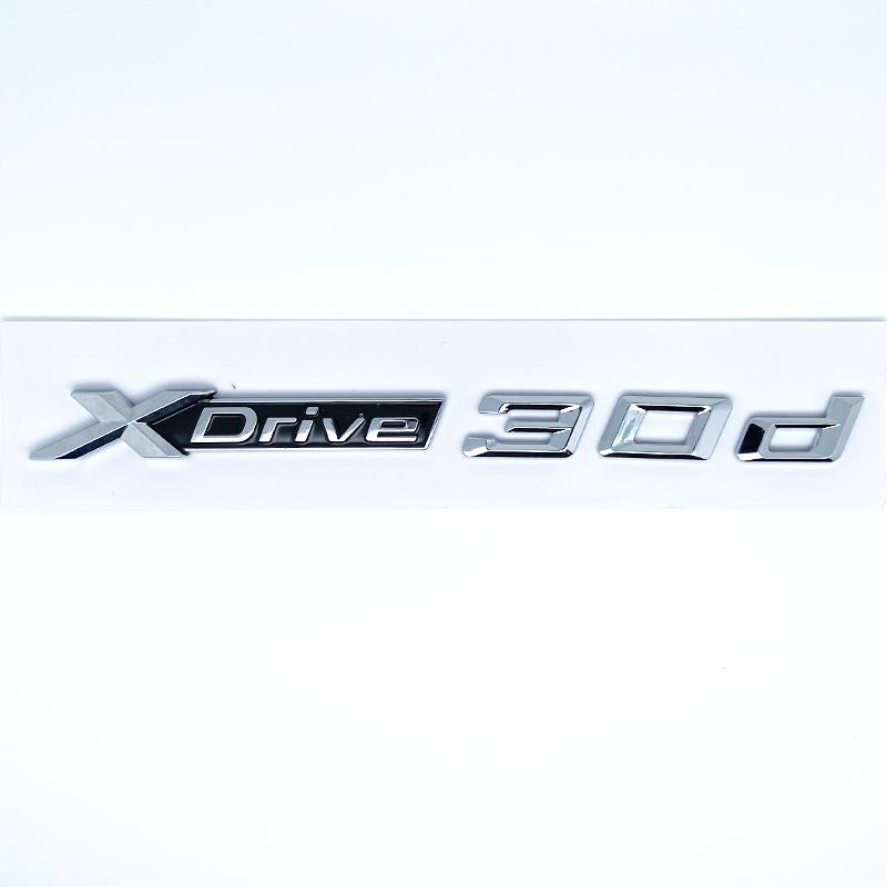 3D Xdrive 301 30d 35i 35d Car Fender Emblem Trunk Badge Sticker For BMW X1 X3 X4 X5 X6 X7 Logo Accessories