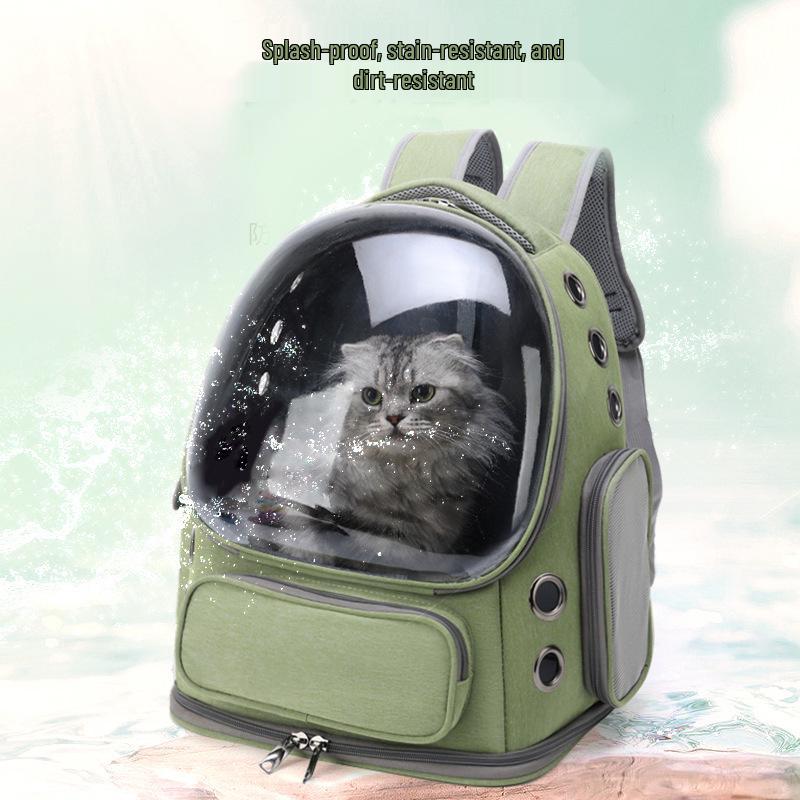 Tragbarer atmungsaktiver Raumkapsel-Haustierrucksack für Katzen und Hunde