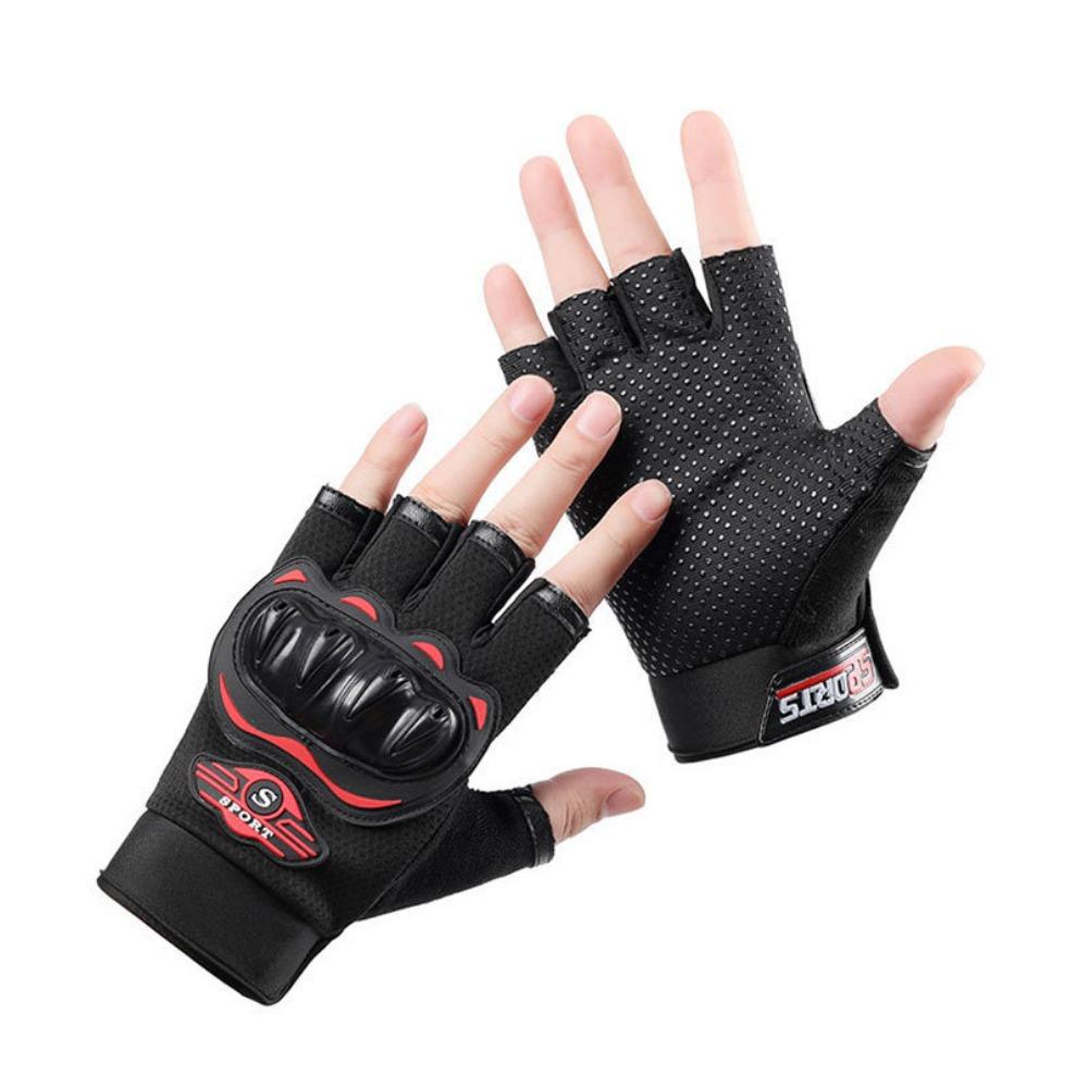 Locomotive half-finger gloves motorcycle gloves High Quality Durable Construction Stylish Design Practical Function Practical Daily Use