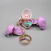 Oyster Shell Baby Car Keychain With Cartoon Animal Design For Kids Gifts