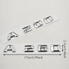 3D ABS Car Letters Logo A180 A220 A260 Badge Rear Trunk Emblem For Mercedes Benz A Class A180 A200 A220 A260 W177 Tail Marking